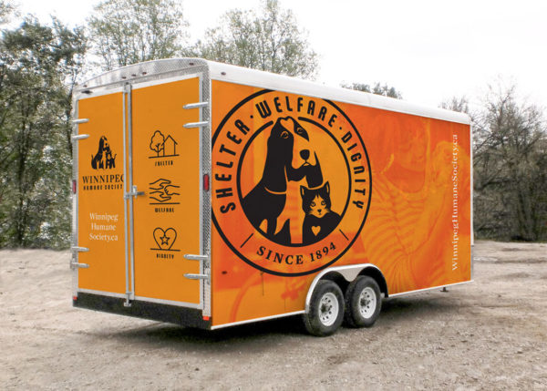Winnipeg Humane Society trailer